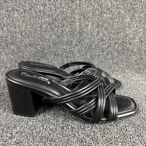 Calvin Klein Women Heals Sandal Terisa Black Size 8.5